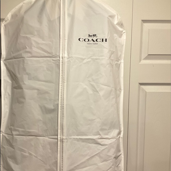 🆕COACH TONAL SIGNATURE PRINT CLASSIC TRENCH COAT WITH LEATHER DETAILS 43” - Picture 5 of 9